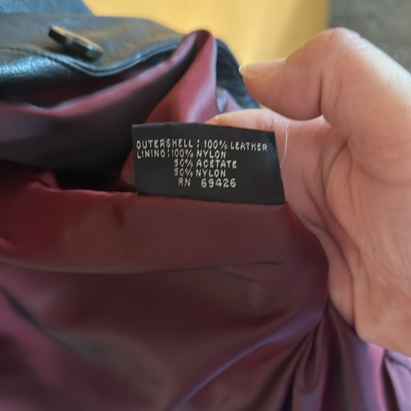 Wilson Leather jacket woman’s - Picture 3 of 4